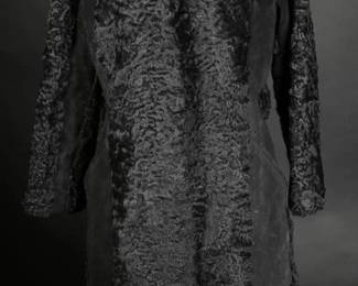 Vintage Pelze Skandinavia Lamb  Suede Coat