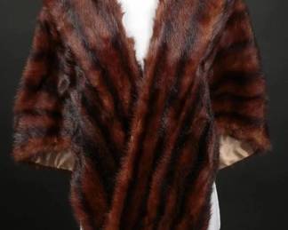 1950s Duplers Furs Mink Stole Cape Wrap