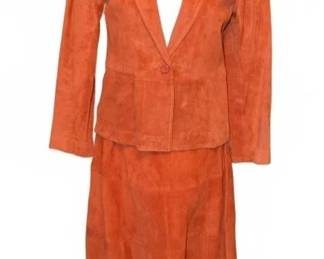70s western style suede set