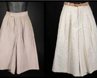 70s80s Womens WideLeg Culottes