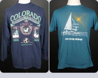 90s Ski and Sail Colorado Graphic Tees