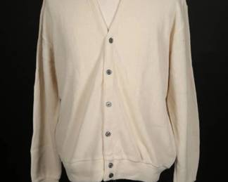 NOS Vintage 1990s Jantzen Cream Acrylic Cardigan