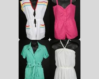 vintage cotton rompers