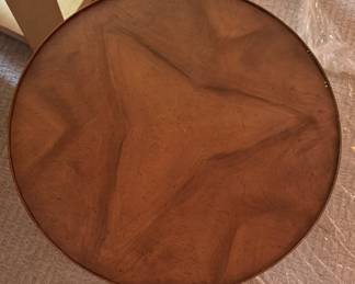 Baker Furniture French Empire-Style Occasional Table. Measures 25" D x 25" H. Photo 3 of 6