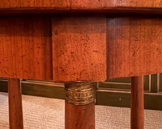Baker Furniture French Empire-Style Occasional Table. Measures 25" D x 25" H. Photo 4 of 6