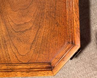 Chinese Chippendale-Style Faux Bamboo Frame Coffee Table. Measures 42" x 24" x 18" H. Photo 4 of 6.