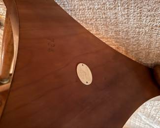Baker Furniture French Empire-Style Occasional Table. Measures 25" D x 25" H. Photo 6 of 6