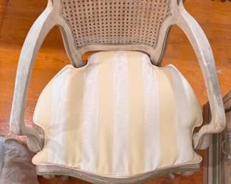 Milling Road Furniture French Provincial Louis XV-Style Writing Desk & Chair. Measures 48" W x 24" D. Photo 10 of 10