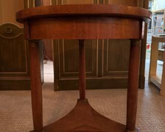 Baker Furniture French Empire-Style Occasional Table. Measures 25" D x 25" H. Photo 2 of 6
