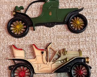 Vintage Cast Metal Automobile Wall Decor.