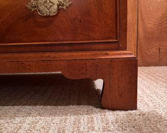 Henredon Folio 10 Georgian Walnut Drop Front Secretary. Measures 35" W x 19" D x 82" H. Photo 6 of 7.