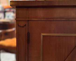 Kindel Furniture French Regency-Style Two-Door Cabinet. Measures 40" W x 19" D x 32" H. Photo 3 of 7.