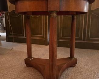 Baker Furniture French Empire-Style Occasional Table. Measures 25" D x 25" H. Photo 1 of 6.