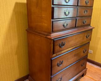 Spainhour Bachelor's Chest of Drawers. Measures 36" W x 20" D x 65" H. Photo 2 of 2.