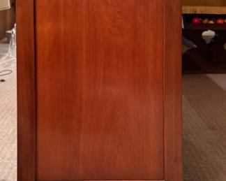 Kindel Furniture French Regency-Style Two-Door Cabinet. Measures 40" W x 19" D x 32" H. Photo 7 of 7.