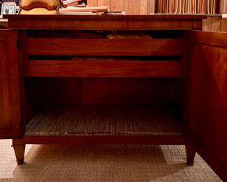 Kindel Furniture French Regency-Style Two-Door Cabinet. Measures 40" W x 19" D x 32" H. Photo 6 of 7.