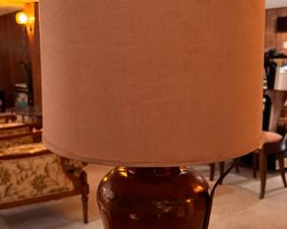 Copper Pitcher Turned Table Lamp - 2 Available. Each Measures 32" H. Photo 1 of 2.