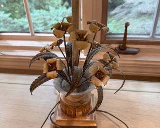 Tole Table Lamp. Photo 2 of 2.