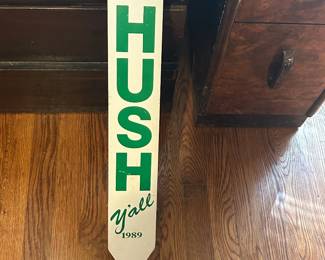 1989 BellSouth Atlanta Classic "Hush Y'all" Golf Marshall Paddle