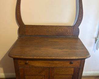 Antique Oak Washstand