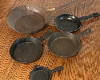 Assorted Cast Iron Skillets