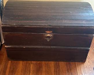 Antique Wooden Trunk