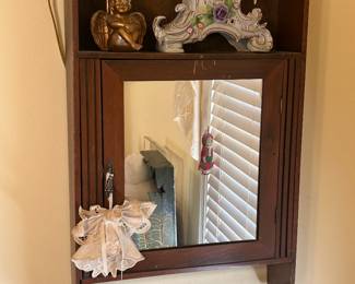 Vintage Wooden Medicine Cabinet