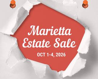 Marietta Estate Sale - October 2026