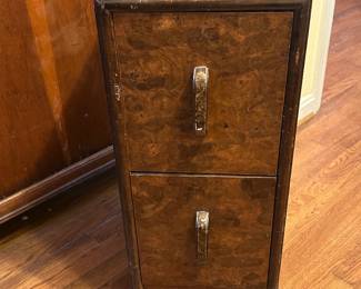 Vintage Art Deco Wood Cabinet