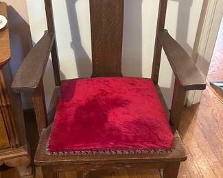 Antique Oak Armchair