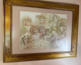 "Good Gossip" Framed Artwork by Mary Hulgan