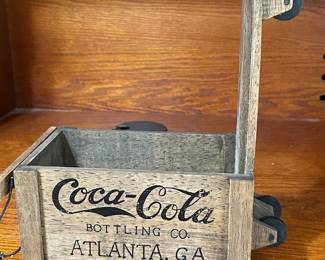 Coca-Cola Wooden Bottling Cart