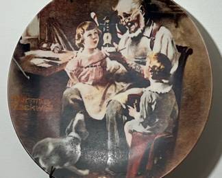 Norman Rockwell "The Toy Maker" Collector Plate by Knowles (1977)