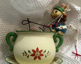 Enesco "Merry Menage" Toy Chest Ornament Collection