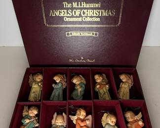 M.I. Hummel Angels of Christmas Ornament Collection