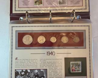 Postal Commemorative Society U.S. Coins of the 1940s Collector Set