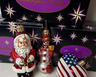 Christopher Radko Little Gems Collection Ornaments
