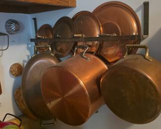 Mauviel Copper Cookware Set