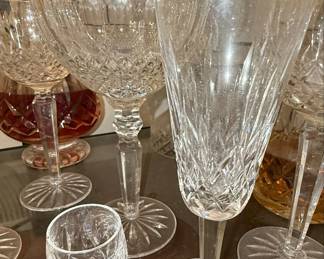 Waterford Lismore Crystal Stemware and Decanter Collection