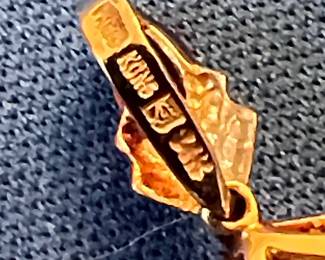 14K Gold Pendant