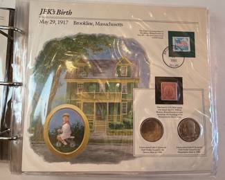 Postal Commemorative Society JFK Half-Dollar Collection