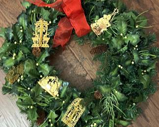 Gorham Style Christmas Wreath