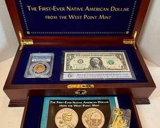 2015-W Native American Enhanced Coin and Currency Set