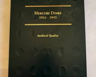 Mercury Dime Collection 1916-1945