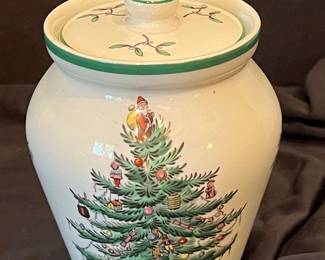 Spode Christmas Tree Large Canister