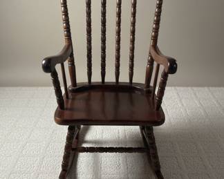 Windsor Style Spindle Back Rocking Chair