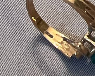 Gold Bypass Ring