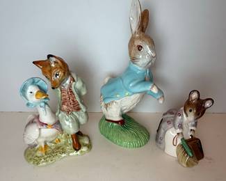 Beswick and Royal Albert Beatrix Potter Figurines