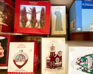 Collection of Assorted Hallmark Keepsake and Other Brand Christmas Ornaments