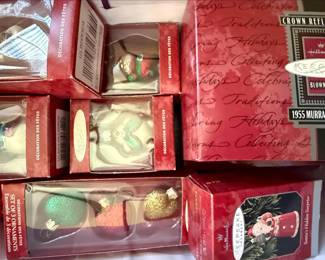 Collection of Assorted Hallmark Keepsake and Other Brand Christmas Ornaments